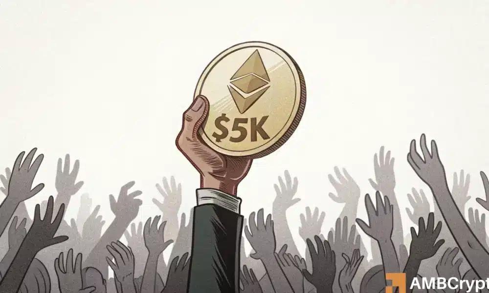 以太坊——机构流动能否帮助 ETH 在未来 30 天内创下 5000 美元以上的新高？