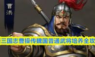 新三国志曹操传魏国普通武将培养全攻略