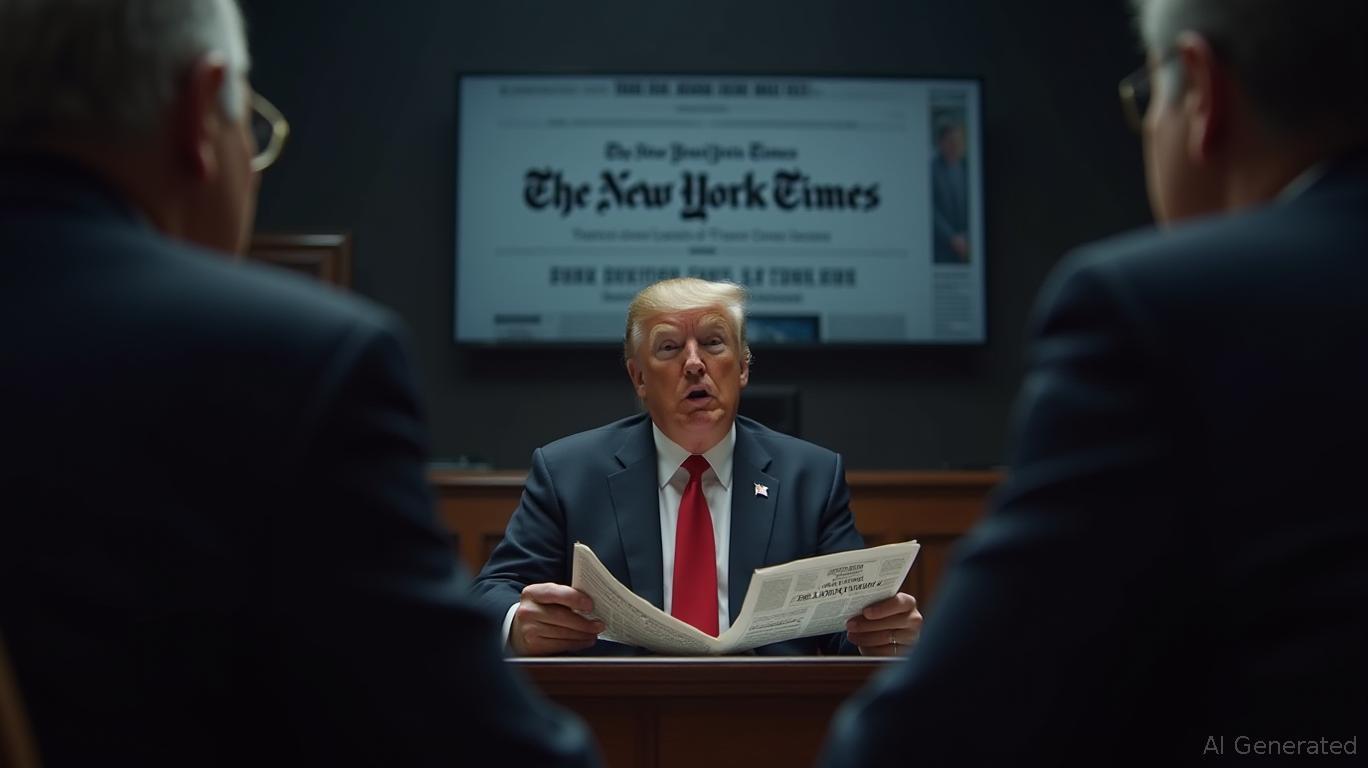 特朗普起诉《纽约时报》索赔 150 亿美元，称媒体偏见损害了他的加密货币和品牌