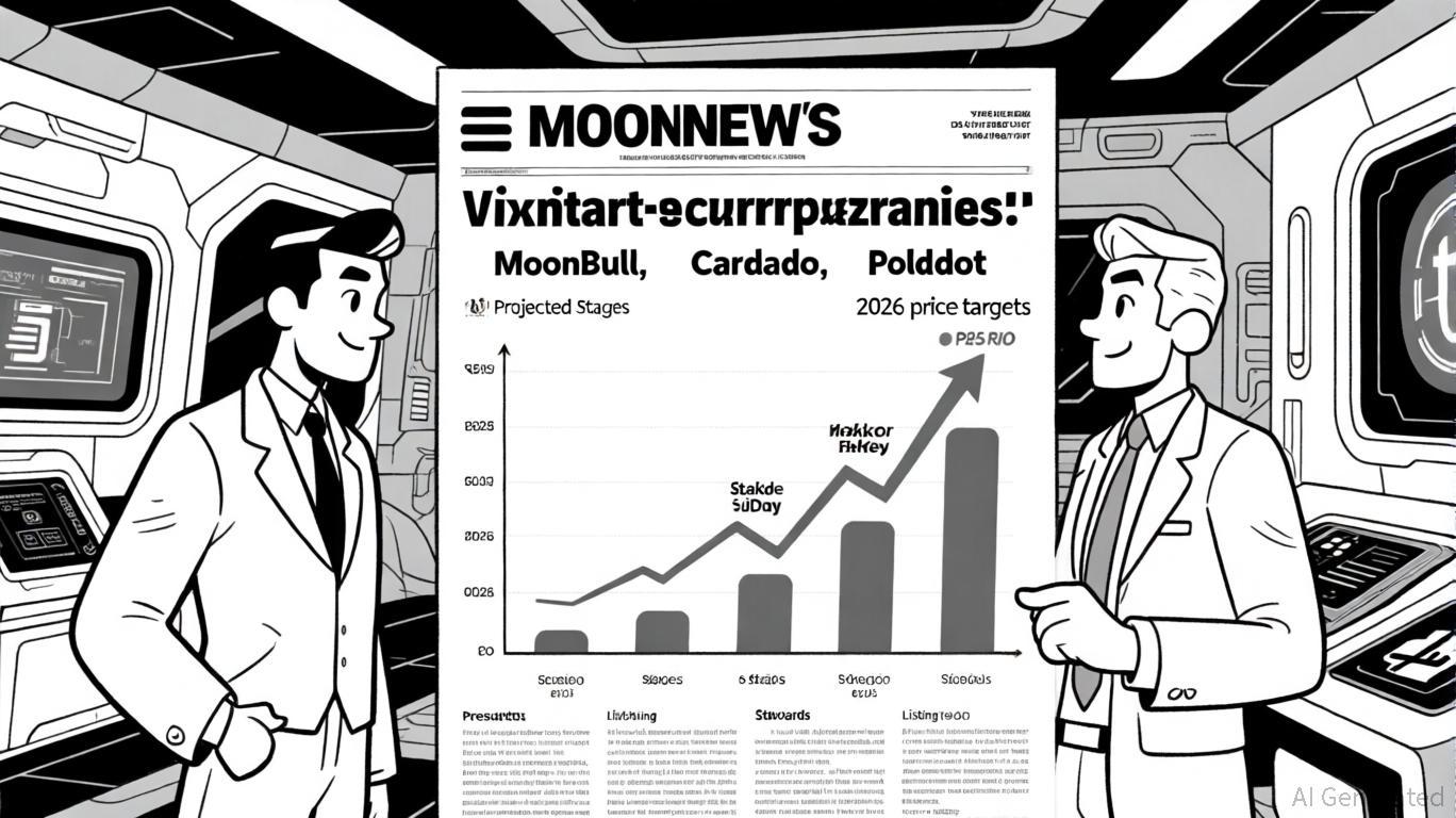 下一个加密货币 100 倍游戏：为什么 MoonBull 的 25 万美元预售可能在 2026 年超越 Cardano 和 Polkadot