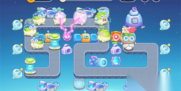 保卫萝卜4太空穿越第6关怎么通关