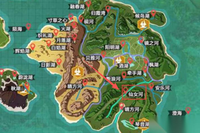 创造与魔法精灵鱼哪个地方钓的几率大