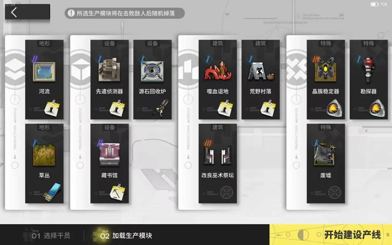 明日方舟次生预案生产模块搭配建议