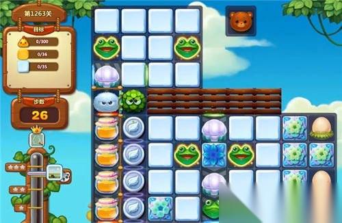 开心消消乐 1263关通关攻略