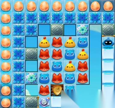 开心消消乐 1366关通关攻略