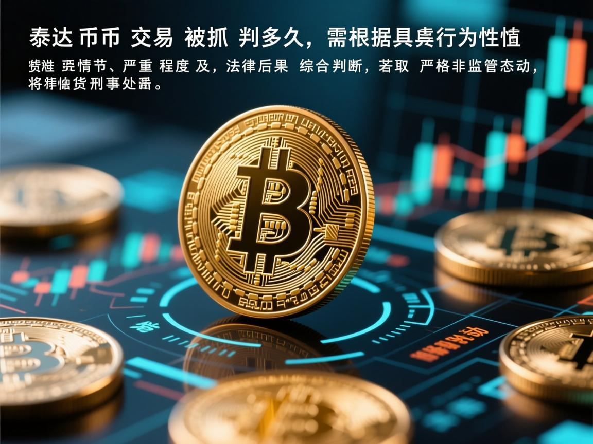 泰达币交易被抓判多久，需根据具体行为性质、情节严重程度及法律后果综合判断，不能一概而论。我国法律对虚拟货币交易采取严格监管态度，若涉及非法活动，将面临刑事处罚