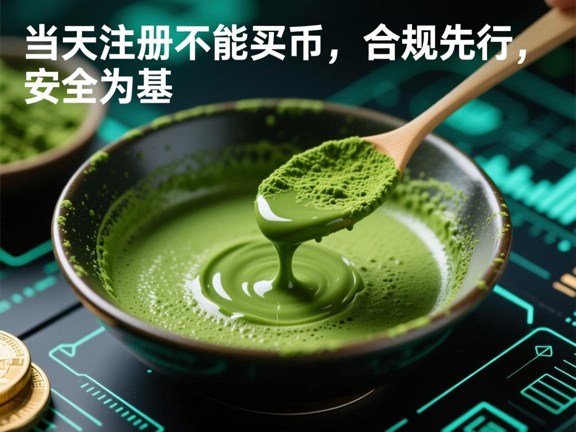 抹茶当天注册不能买币，合规先行，安全为基