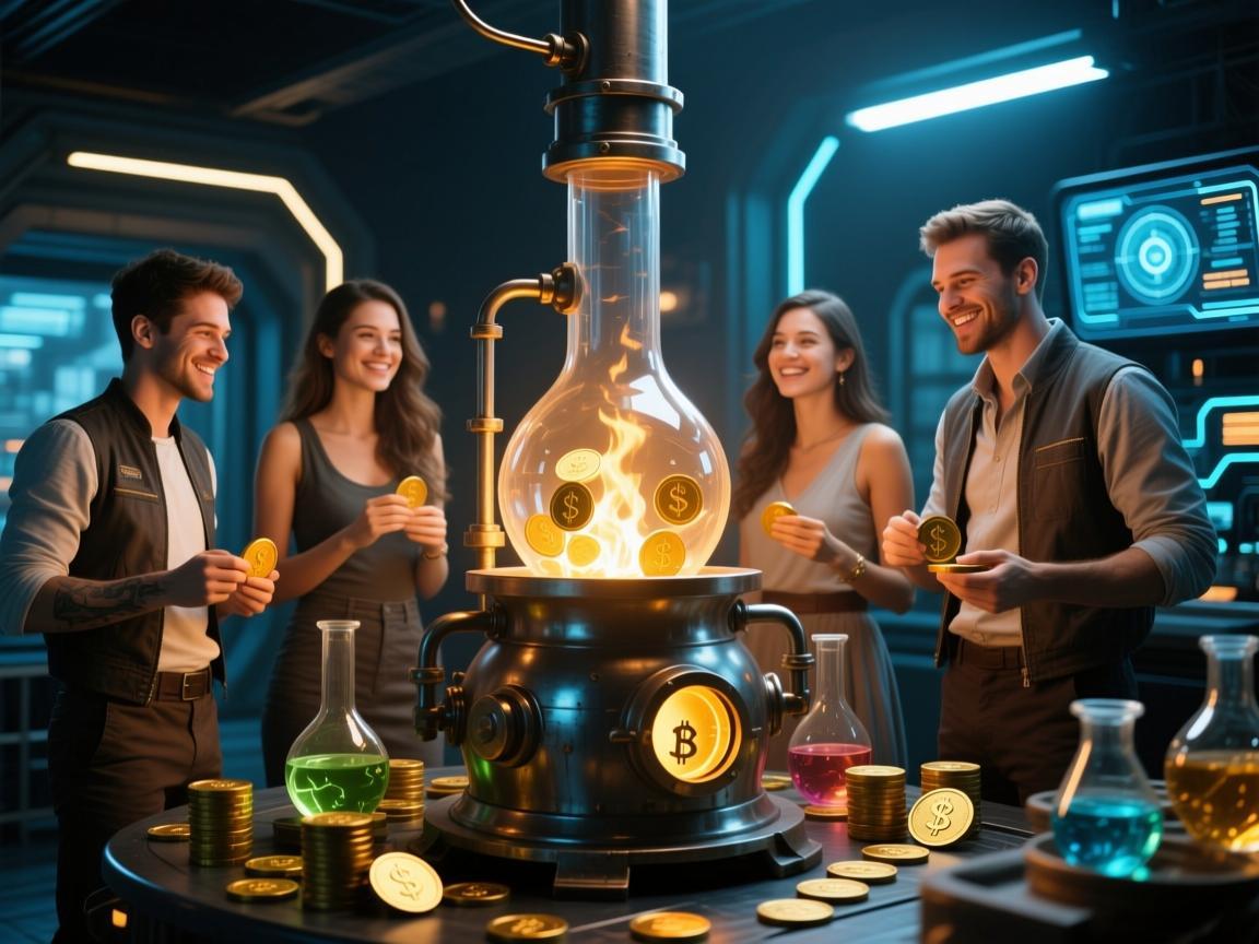 数字炼金炉旁的朋友