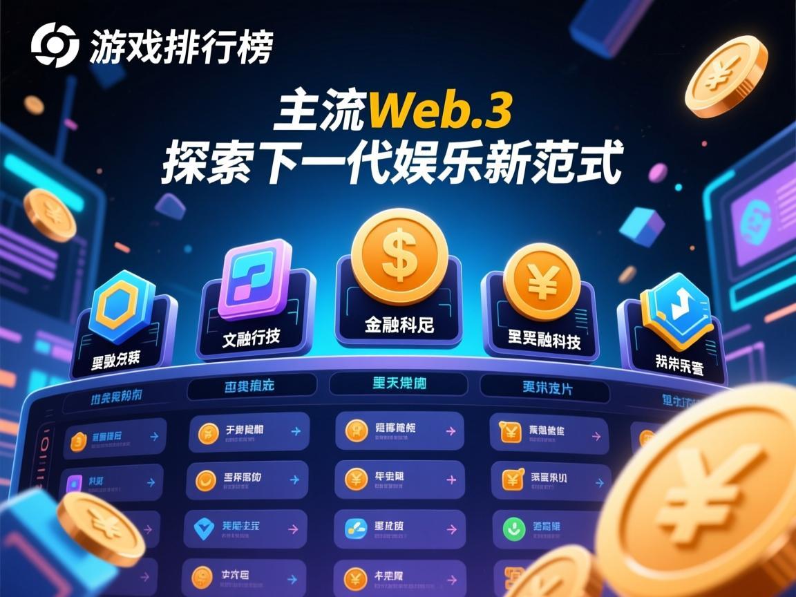 主流Web3游戏排行榜，探索下一代娱乐新范式
