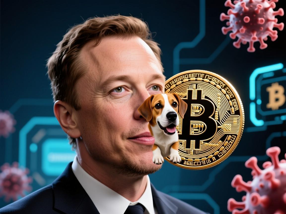 当马斯克的头像遇上狗狗币，一场病毒式营销的视觉符号