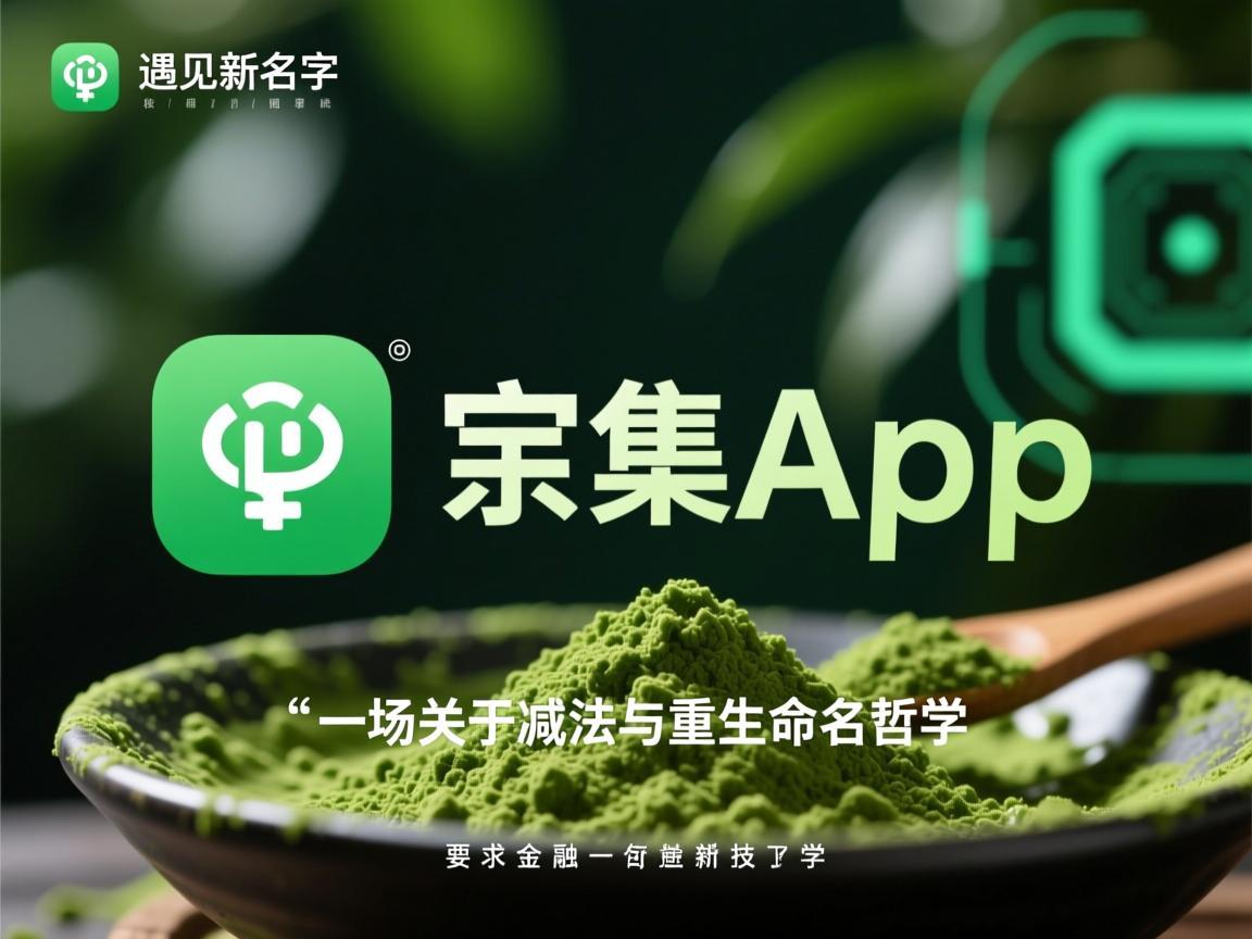 当抹茶App遇见新名字，一场关于减法与重生的命名哲学