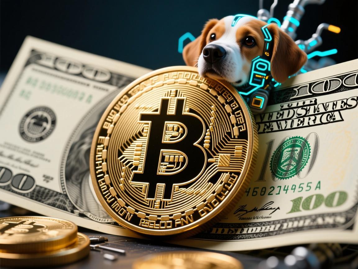 狗狗币与美元，一场荒诞与现实的交织