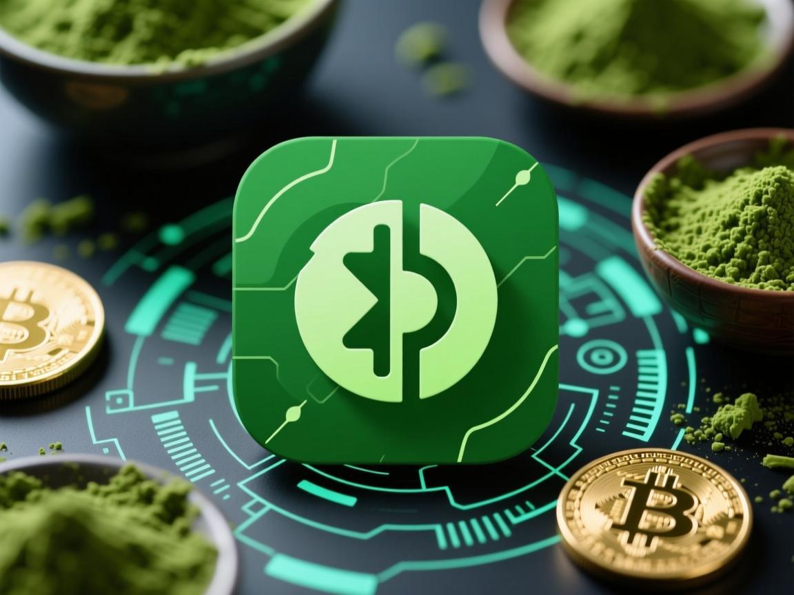 抹茶交易所的App图标，金融科技与东方美学的共生密码