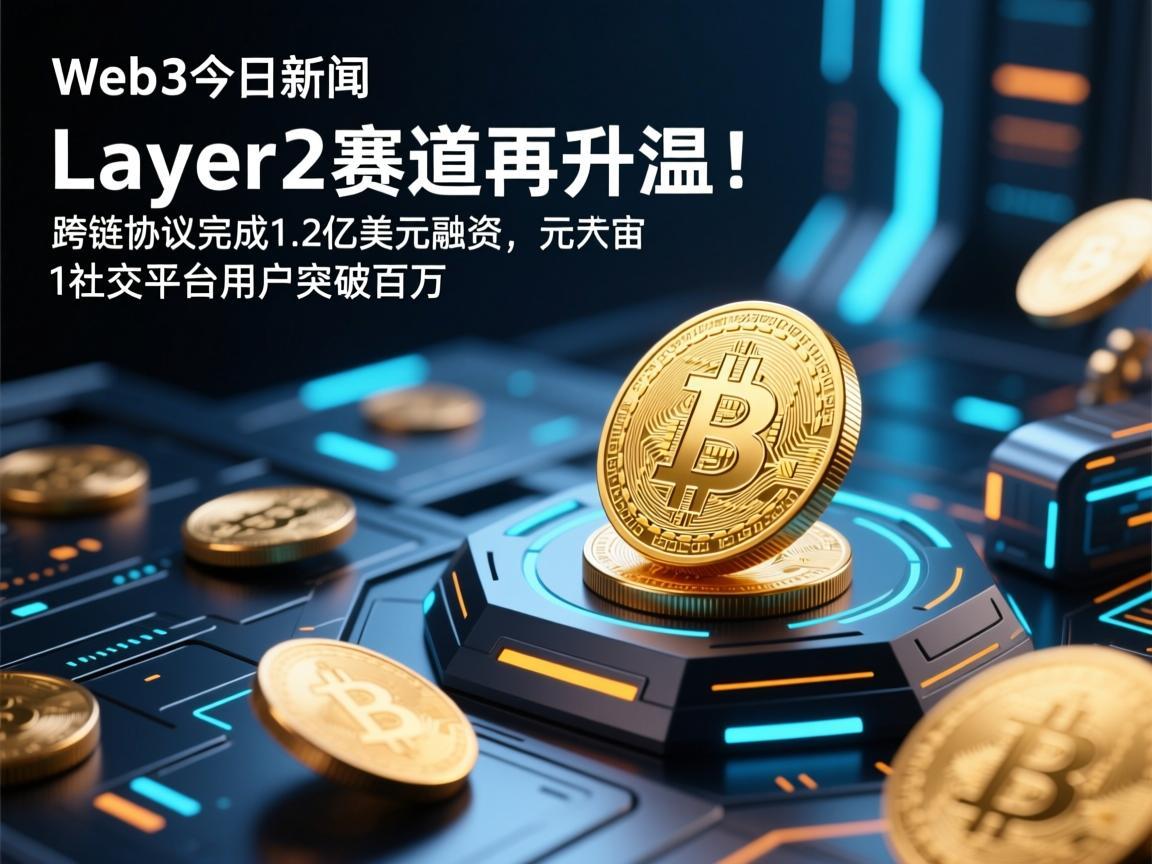 Web3今日新闻，Layer2赛道再升温，跨链协议完成1.2亿美元融资，元宇宙社交平台用户突破百万