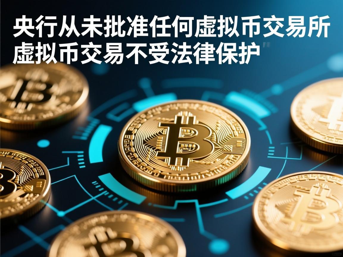 央行从未批准任何虚拟币交易所，虚拟币交易不受法律保护