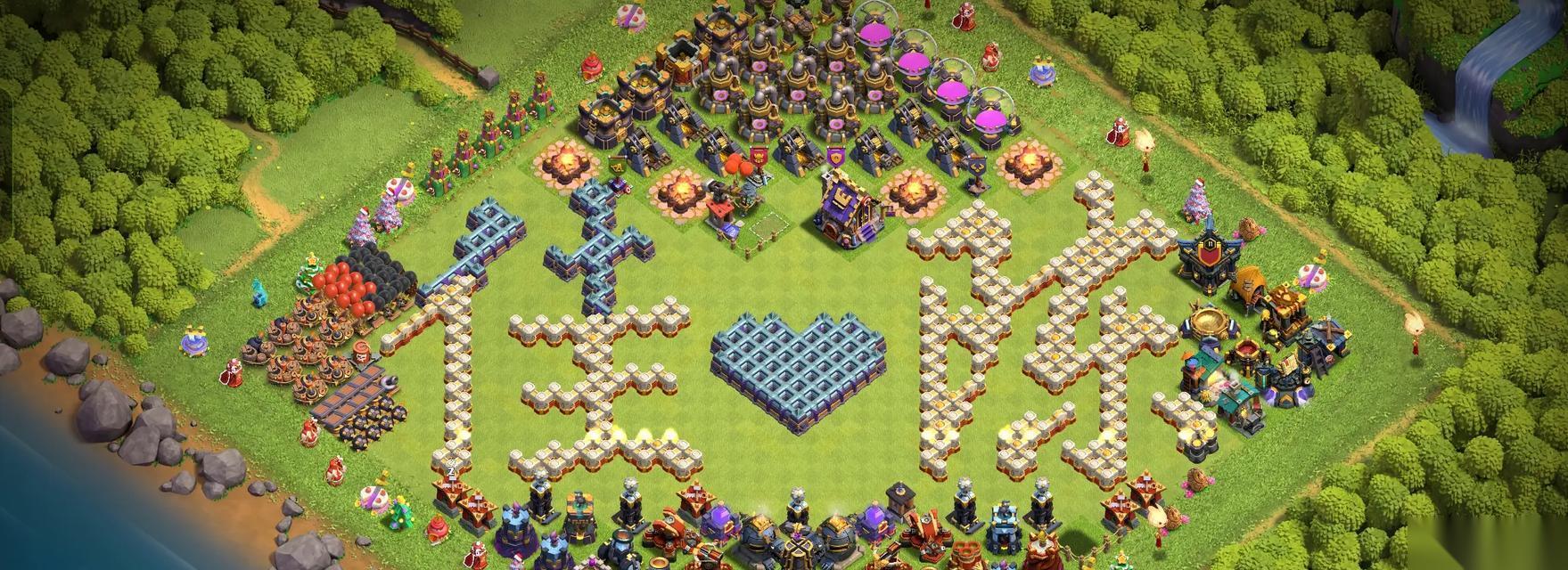 部落冲突玉婷字摆放技巧是什么