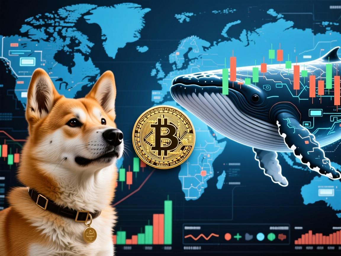 狗狗币目前仓位分布，散户主导与鲸鱼博弈的双重格局