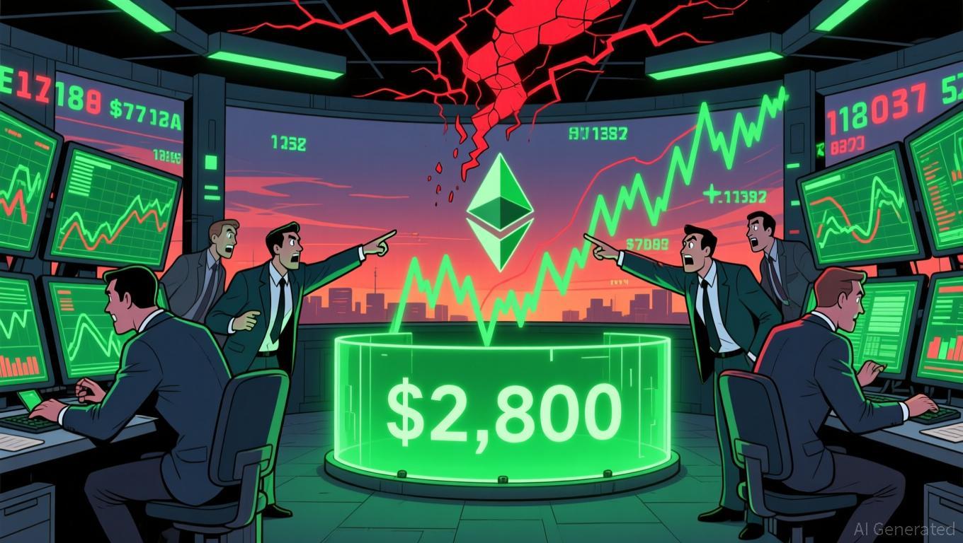 今日以太坊新闻：散户投资者撤离，机构投资者推动以太坊价格突破 2800 美元大关