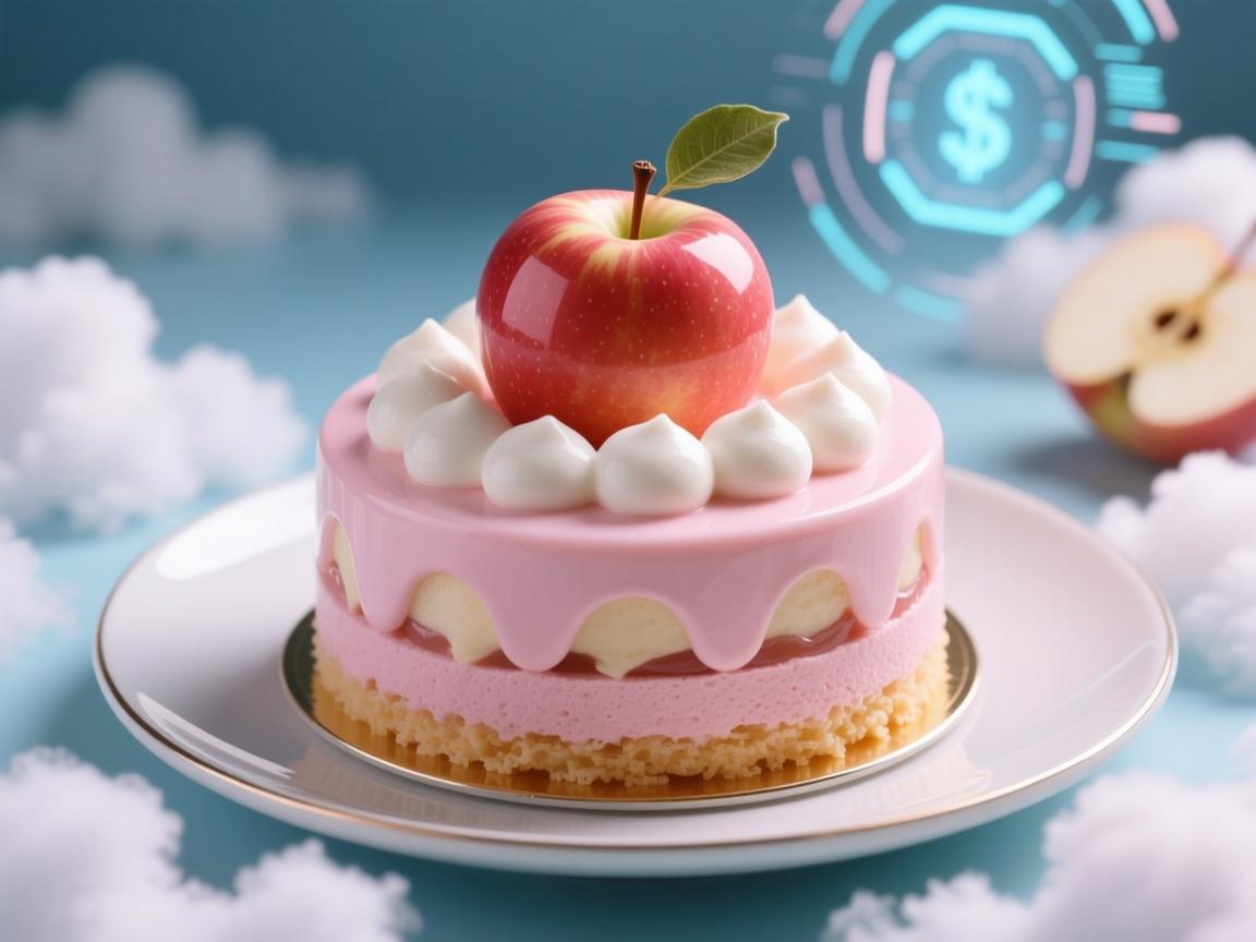 欧粉苹果慕斯，云端般的清甜魔法