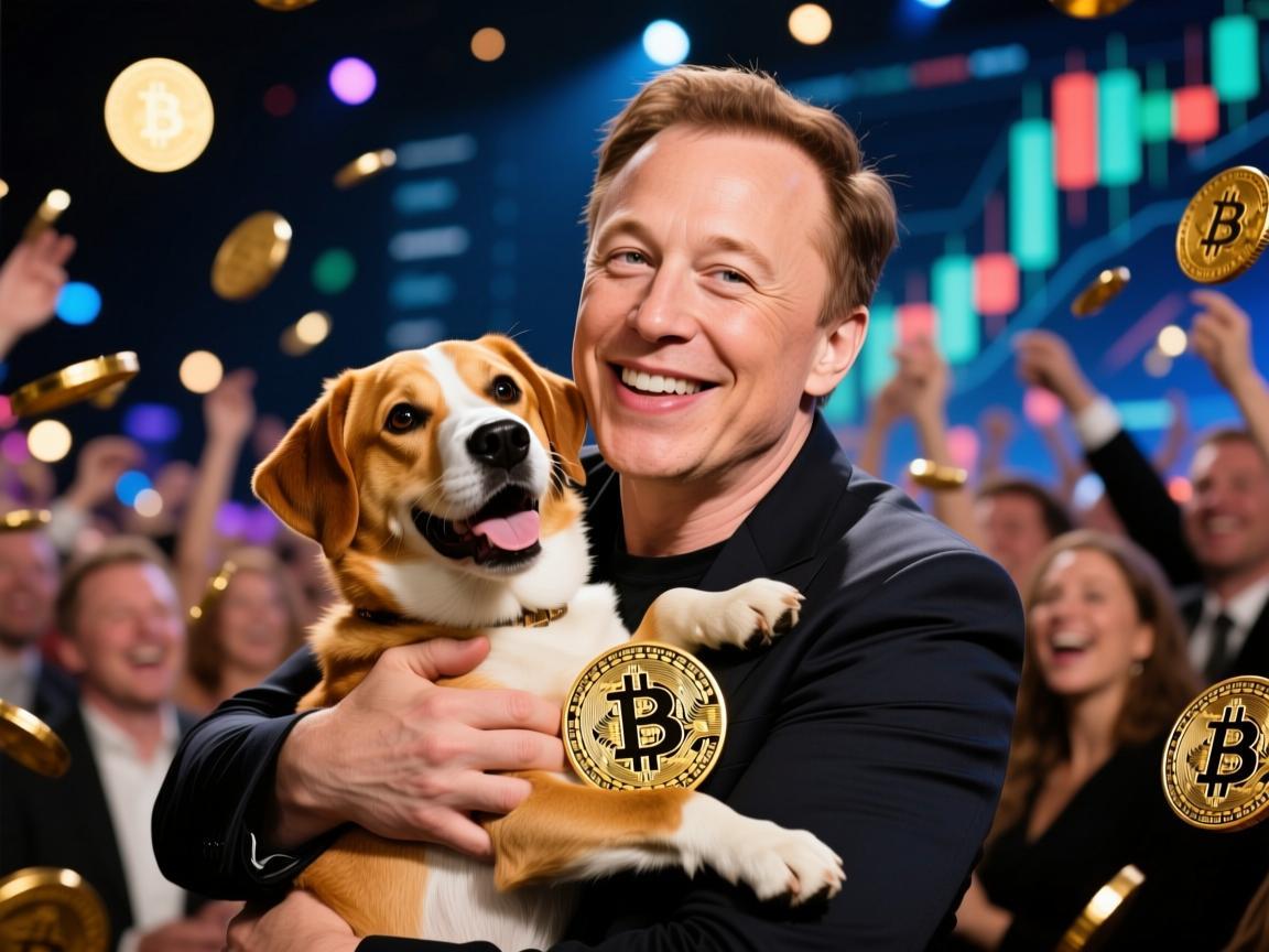 马斯克抱狗狗币，一场从玩笑到现象的狂欢