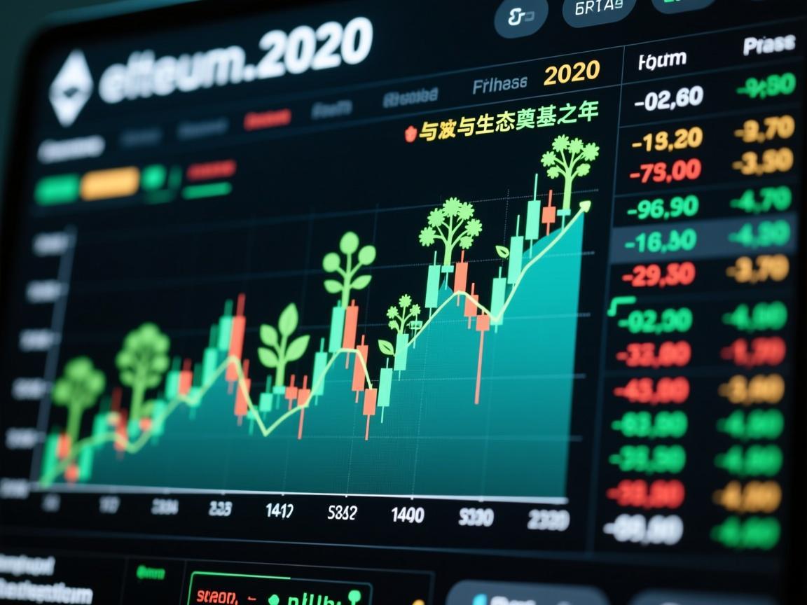 以太坊价格表2020，波动中的成长与生态奠基之年