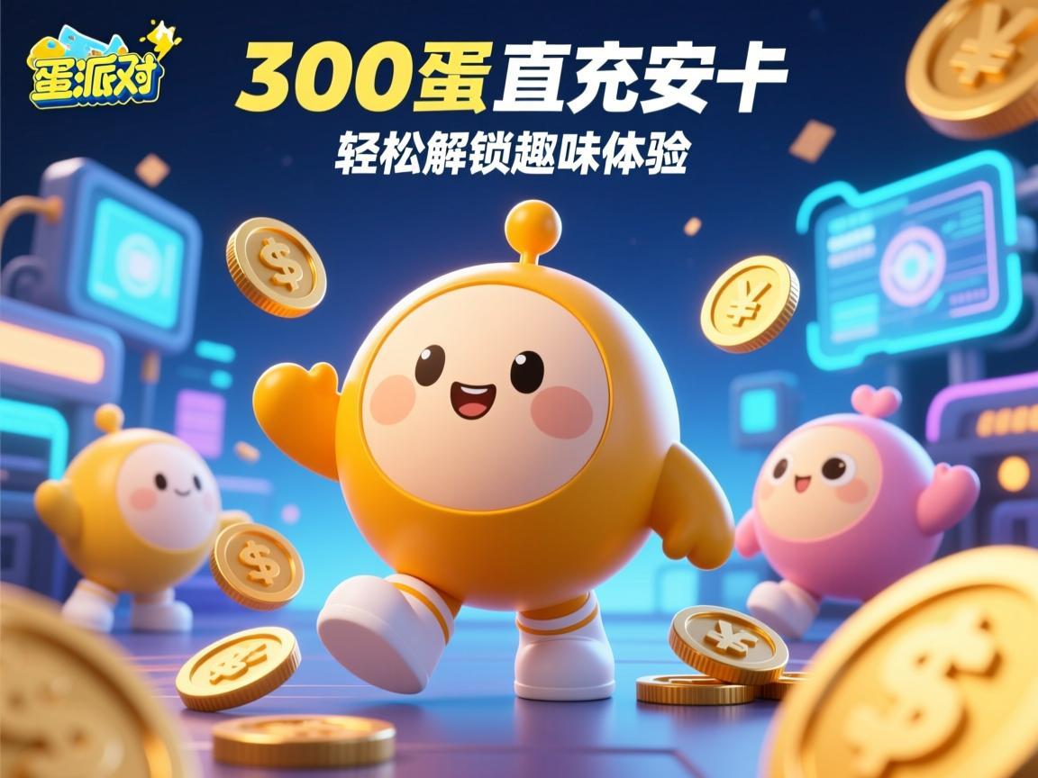 蛋仔派对300蛋币直充安卓，轻松解锁趣味体验