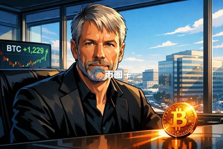 全球最著名特币储备企业微策略再砸1亿美元买入1229枚BTC 总持仓突破67.2万枚BTC