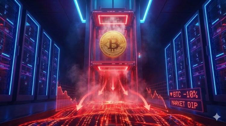 比特币价格进一步下跌，形成高风险支撑位