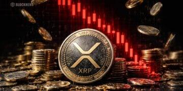 XRP市值跌破1100亿美元，多头挤压引发大量抛售