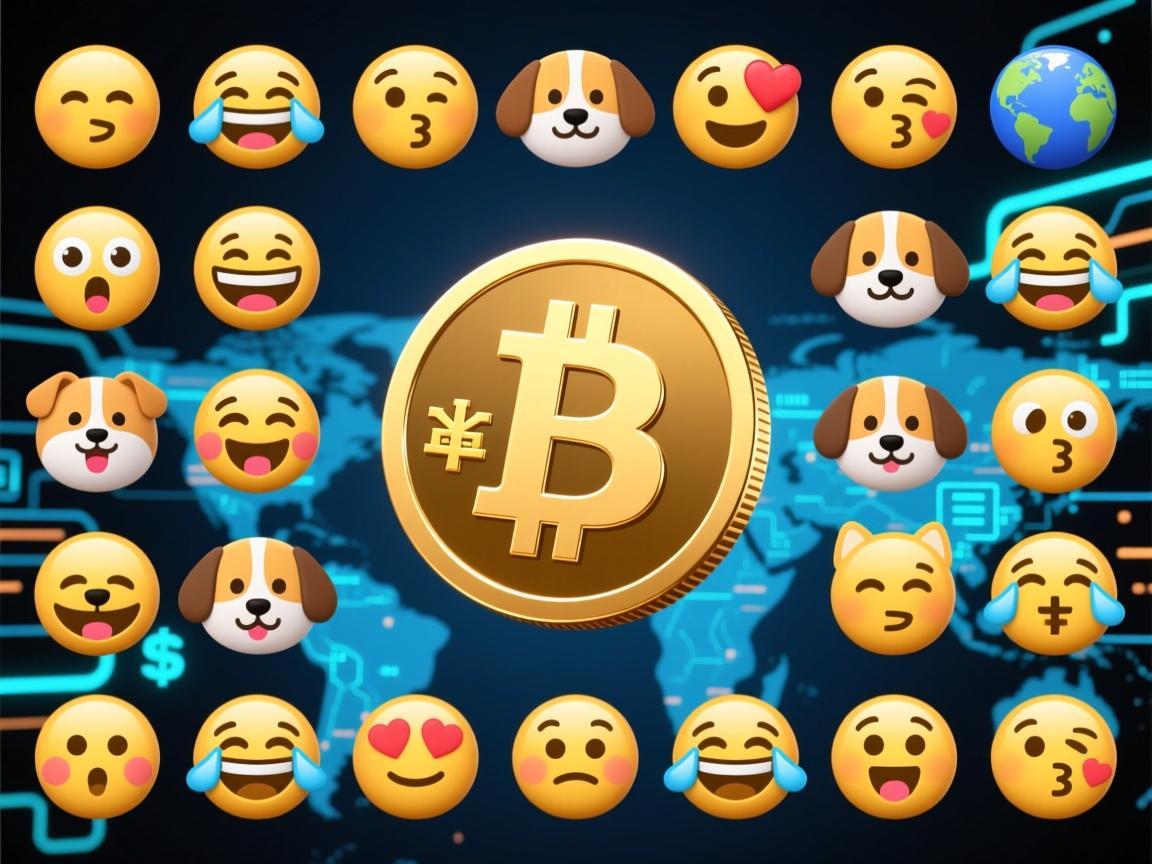 狗狗币表情符号大全图片，加密世界的萌系语言狂欢