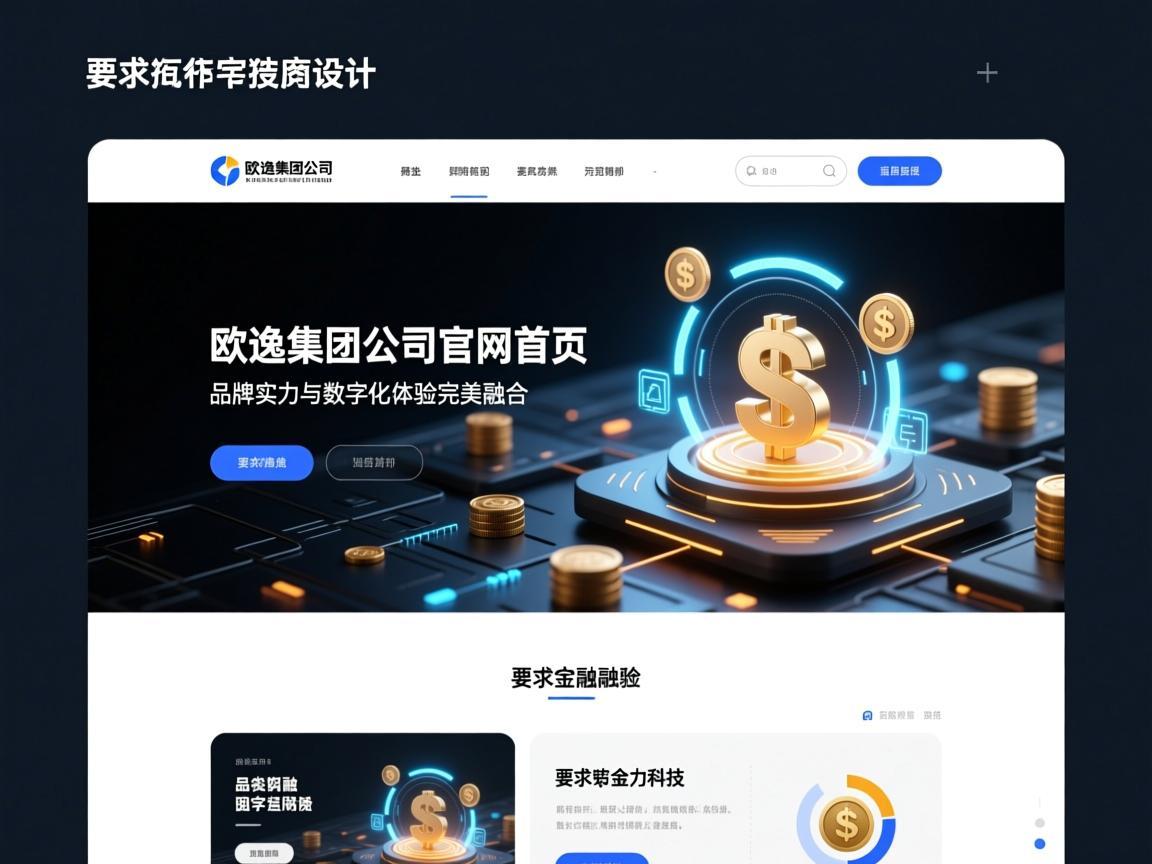 欧逸集团公司官网首页，品牌实力与数字化体验的完美融合