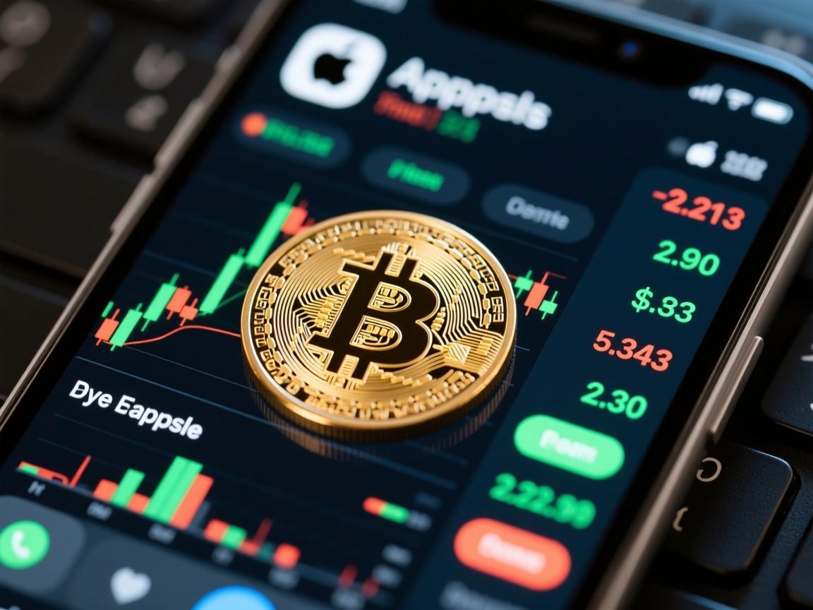 苹果设备上的比特币价格，从金融符号到日常数字