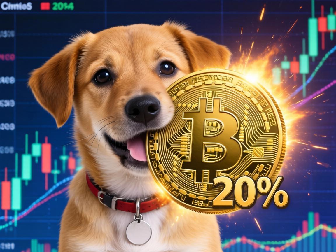 狗狗币暴拉近20%，加密货币市场的新宠儿