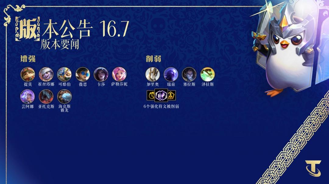 云顶之弈16.7BUG修复一览