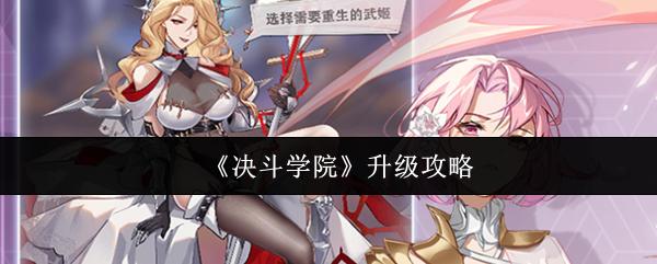 决斗学院 升级攻略