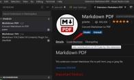 vscode插件Markdown PDF插件转换PDF错误该怎么办