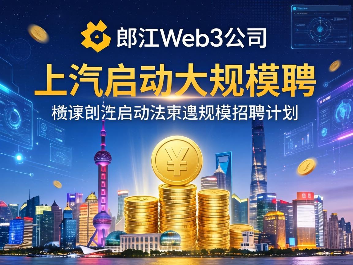 币安Web3公司在上海启动大规模招聘计划