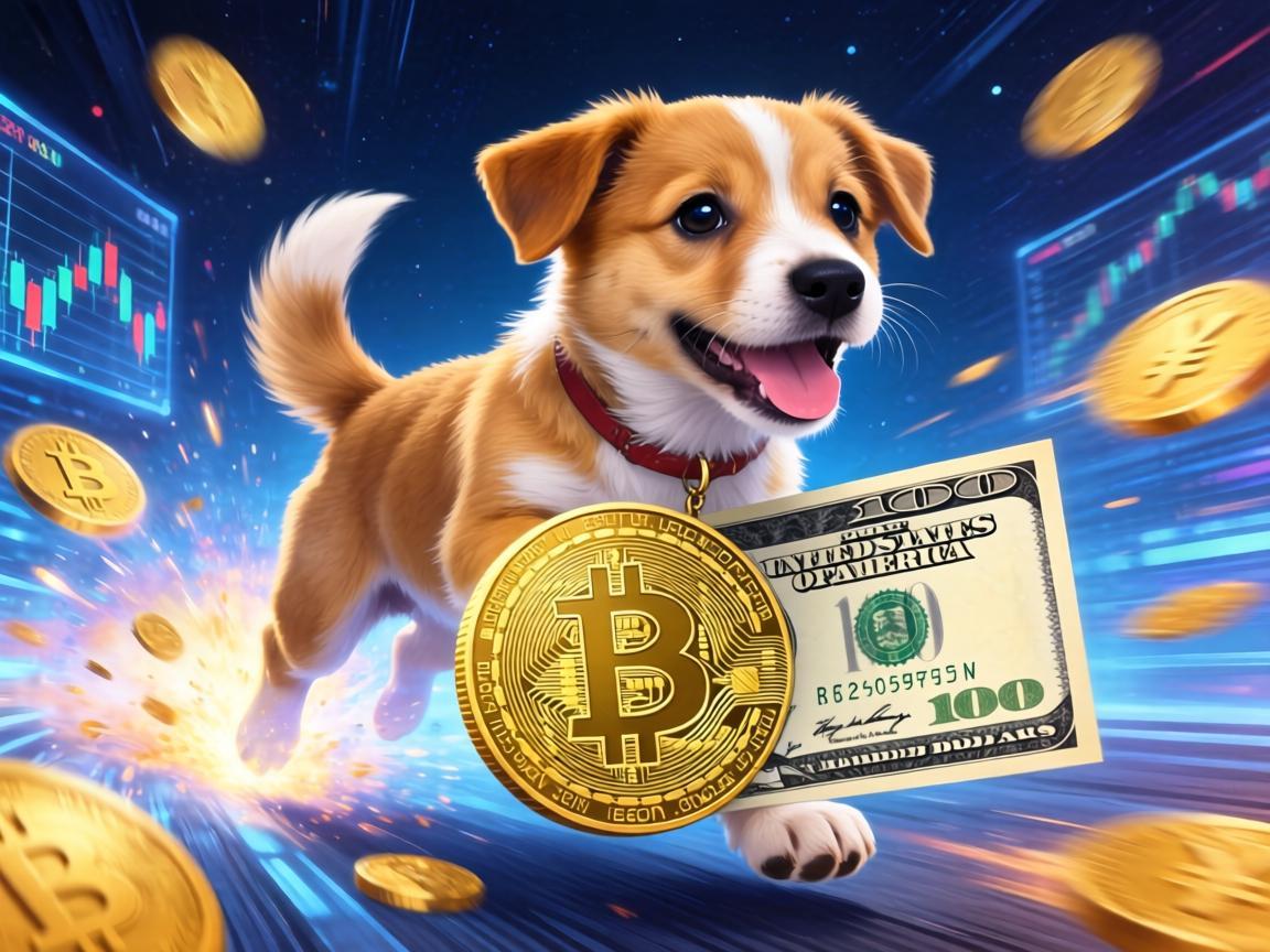 狗狗币百元大关，一场数字资产的狂飙突进