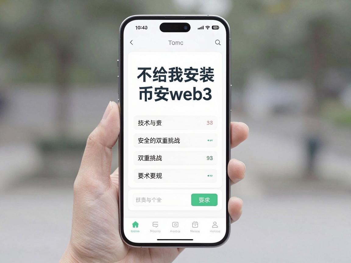 手机不给我安装币安web3，技术与安全的双重挑战