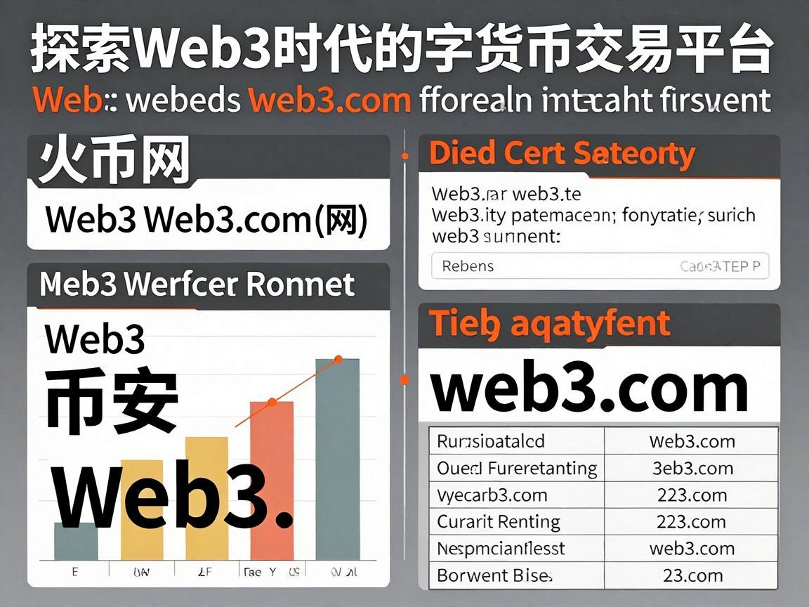 探索Web3时代的数字货币交易平台，火币网、币安与web3.com的比较分析