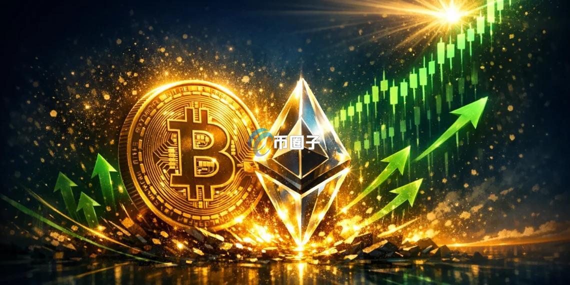 比特币强势反弹近6.6万美元、以太坊回到$1710！全网爆仓$3.25亿 空单占七成