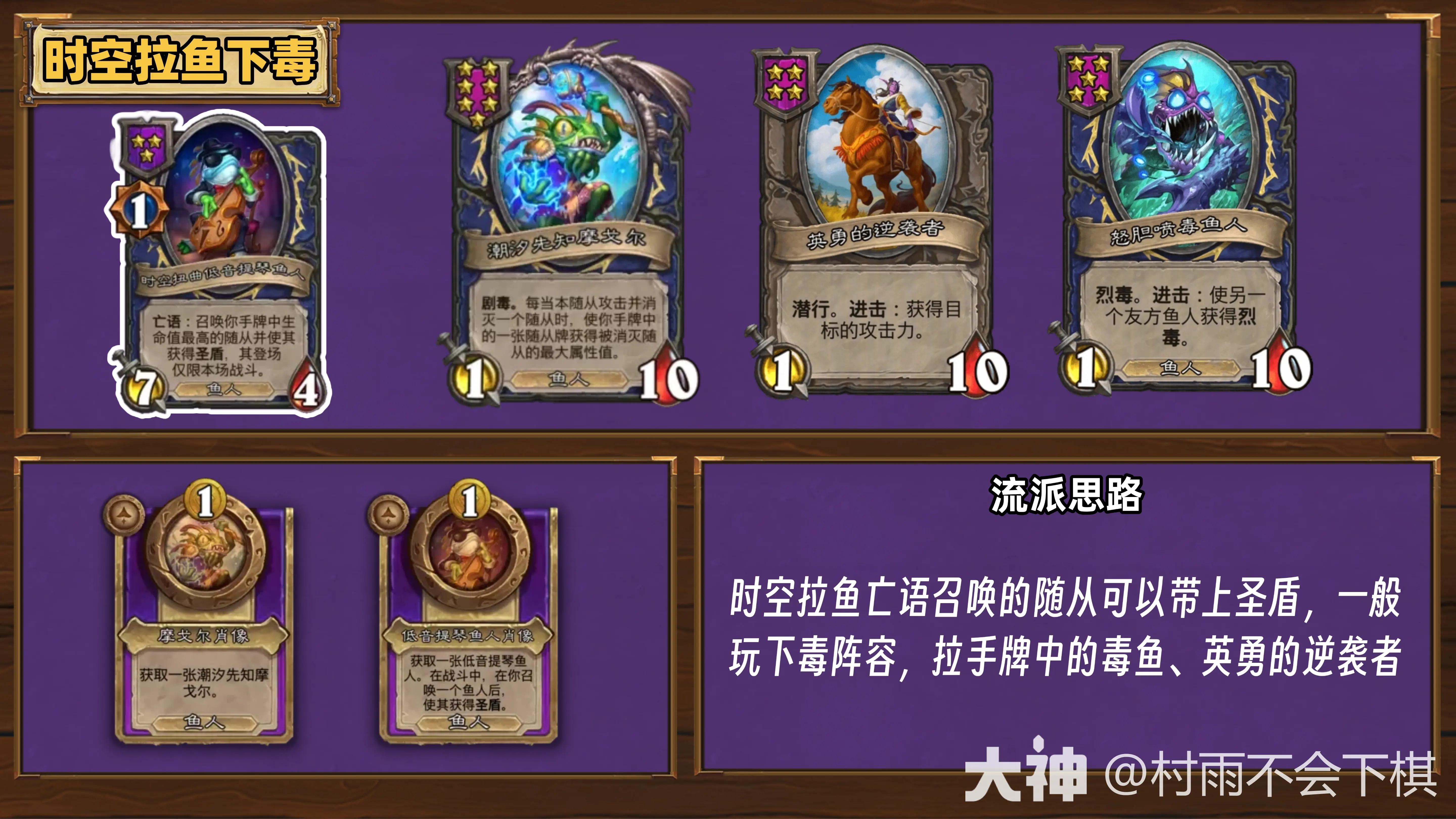 酒馆战棋35.6.2版本时空拉鱼下毒阵容怎么玩