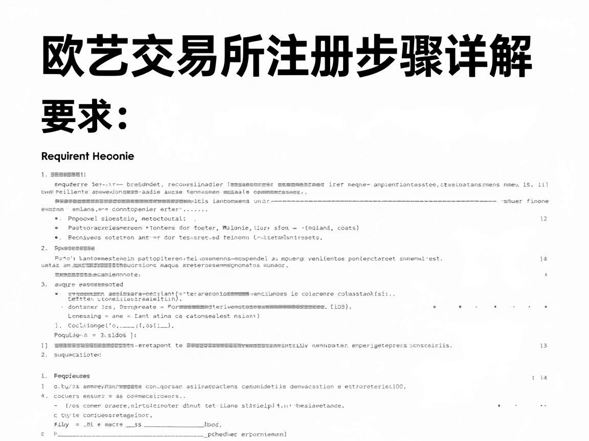 欧艺交易所注册步骤详解