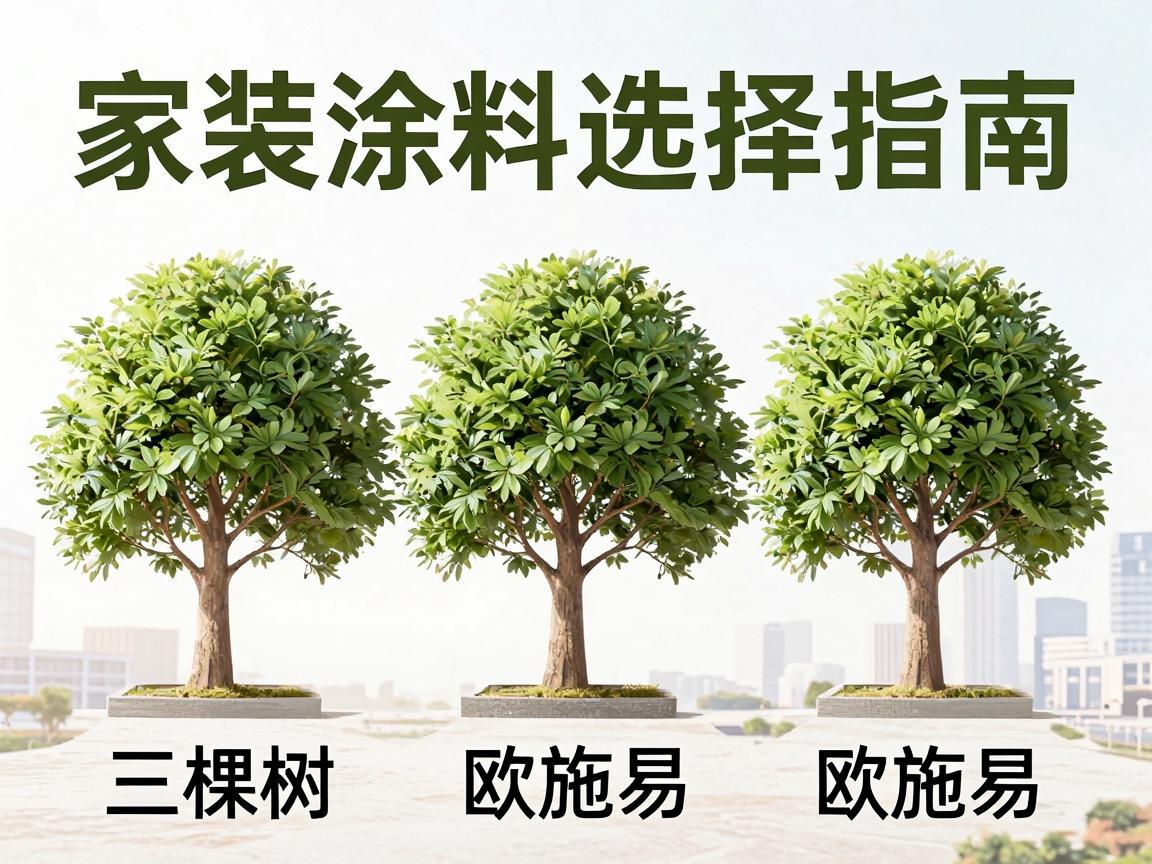 三棵树与欧施易，家装涂料选择指南