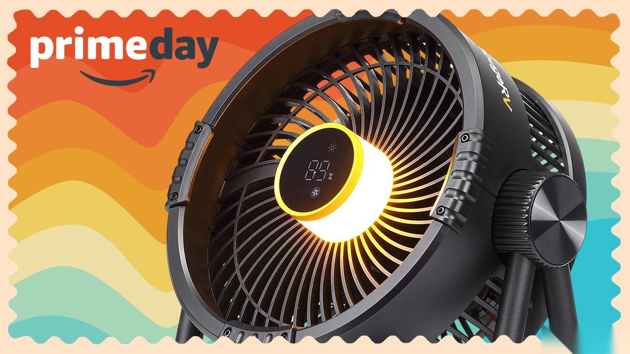 Prime Day 优惠 BougeRV 便携式智能台扇立减 40% 支持 33 小时无线续航