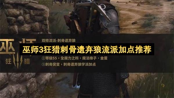 巫师3狂猎刺骨遗弃狼流派加点推荐