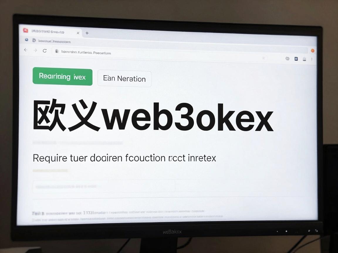 欧义web3okex显示网络异常，资产访问受阻