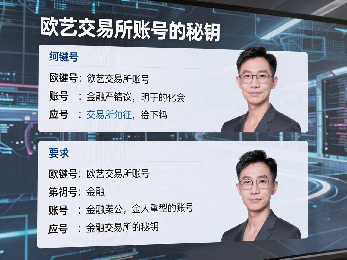 欧艺交易所账号的秘钥